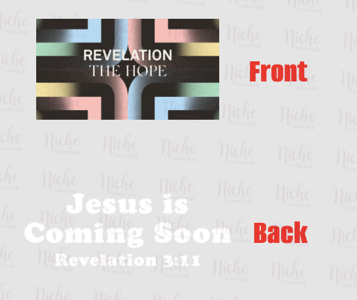 - Revelation Hope - Custom Order M. Jones 0089 DECAL ONLY