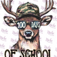 -1053 100 Deer Days of School Decal