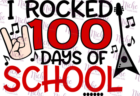 -1080 Rocked 100 Days Decal