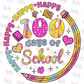 -1095 Happy Happy 100 Days of School Decal