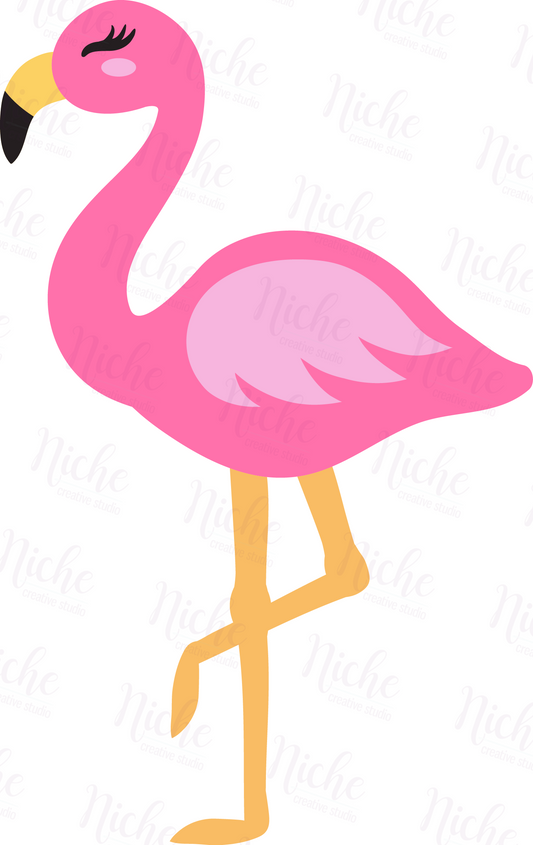 -ANI1478 Flamingo Decal