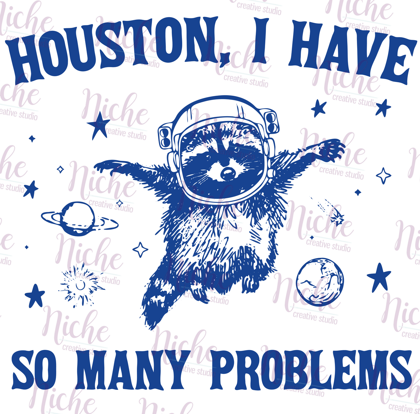 -ANI5111 Racoon Problems Decal