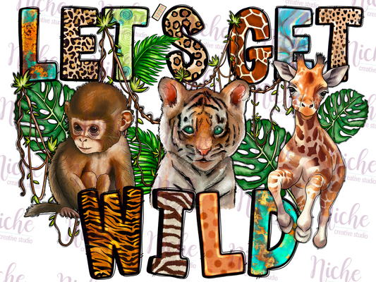 -ANI5162 Lets Get Wild Decal