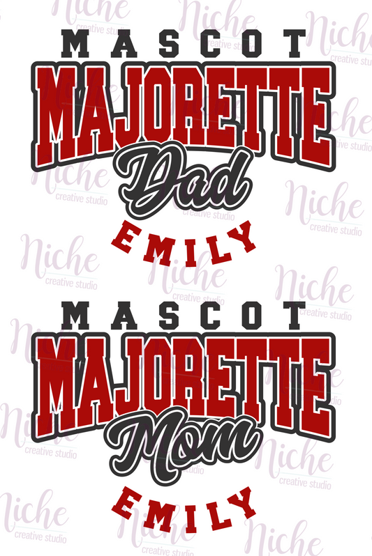 -BAN5147 Majorette School Spirit Decal