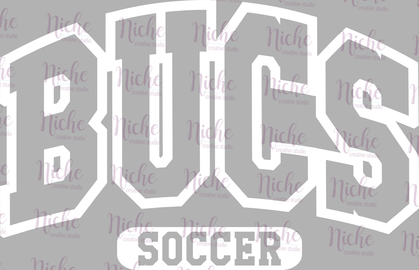 -BAR2588 BUCS Soccer Decal