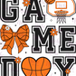 -BAS5397 Basketball Game Day Decal