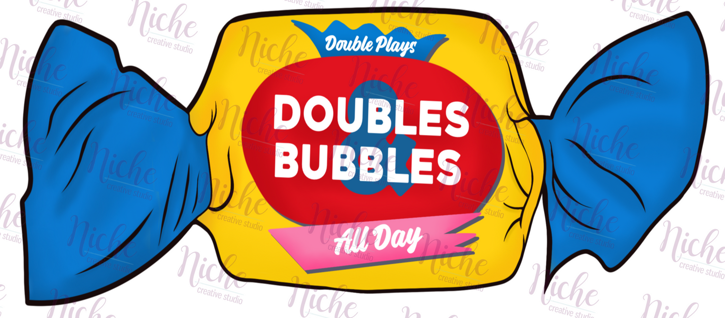 -BAS6023 Doubles and Bubbles Decal