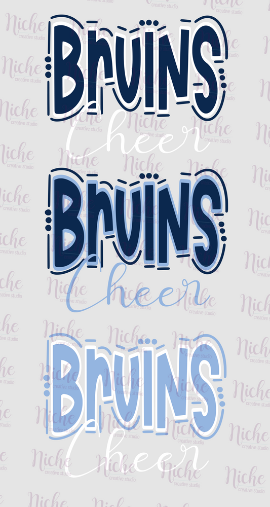 -BEL1984 Bruins Cheer Decal