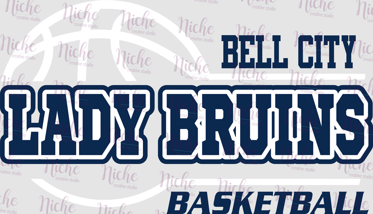 -BEL2021 Lady Bruins Basketball Decal