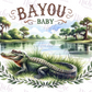 -BIR1436 Bayou Baby Decal