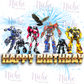 -BIR1898 Happy Birthday Transformers Decal