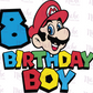 -BIR5035 8 Mario Birthday Decal