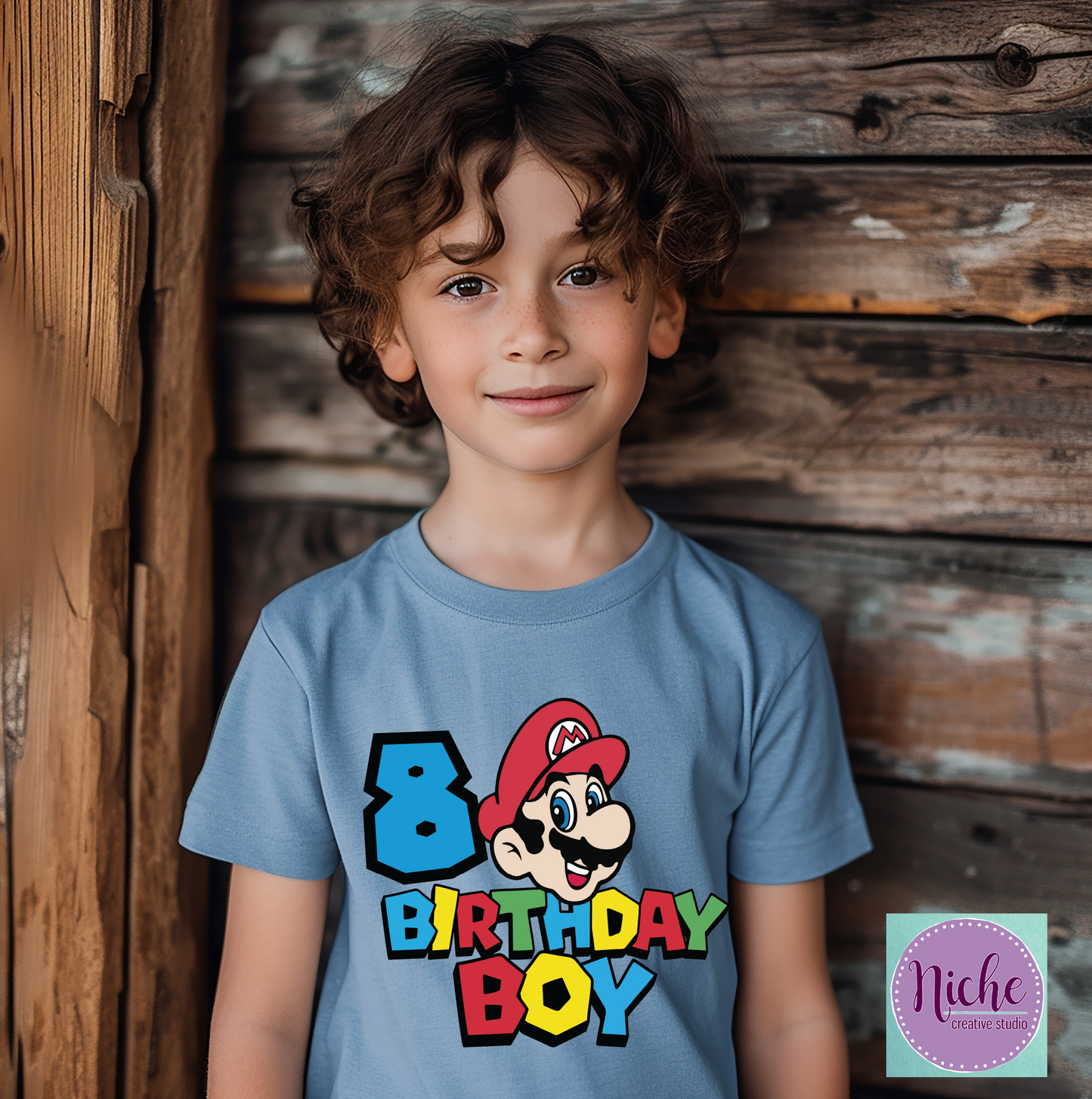 -BIR5035 8 Mario Birthday Decal