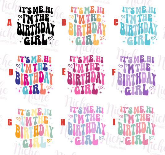 -BIR5189 Birthday Girl Decal