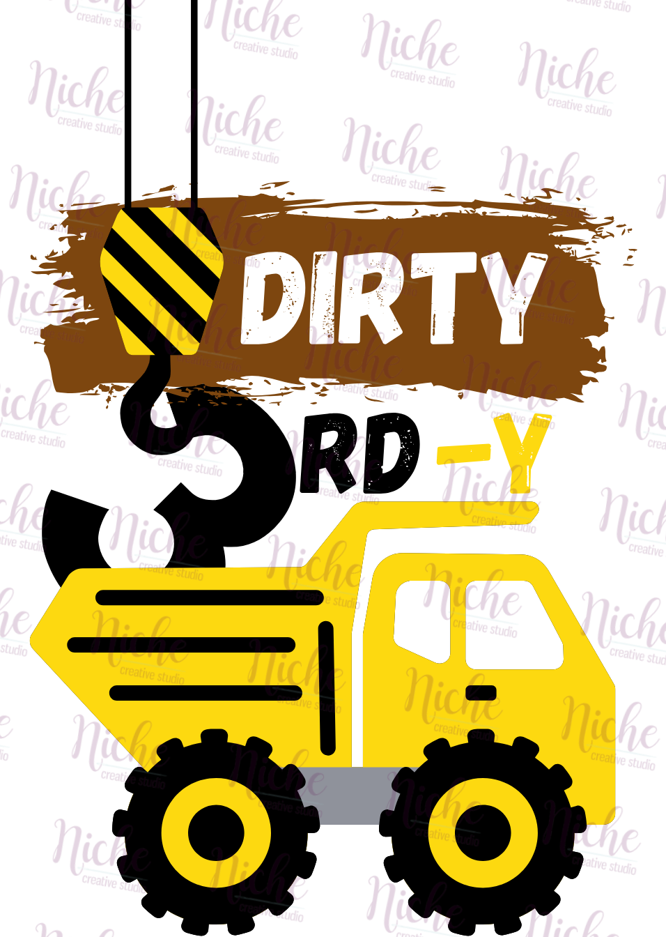 -BIR6010 Dirty 3rdy Decal