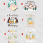 -CAM1698 Camping Life Decal