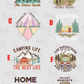 -CAM1700 Camping Scenic Route Decal