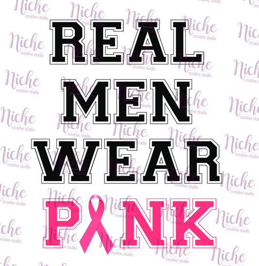 -CAU5258 Real Men Wear Pink Decal