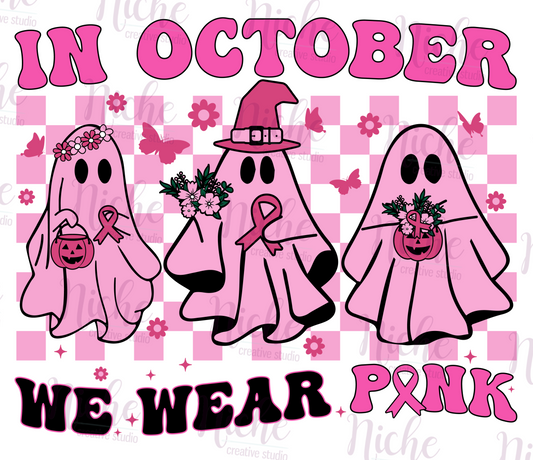 -CAU866 Ghosts Wear Pink Decal