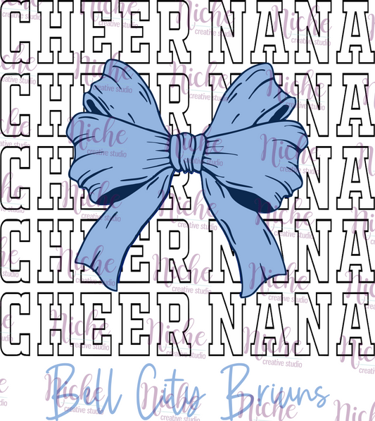 -CHE2035 Cheer Nana Bow Bell City Decal