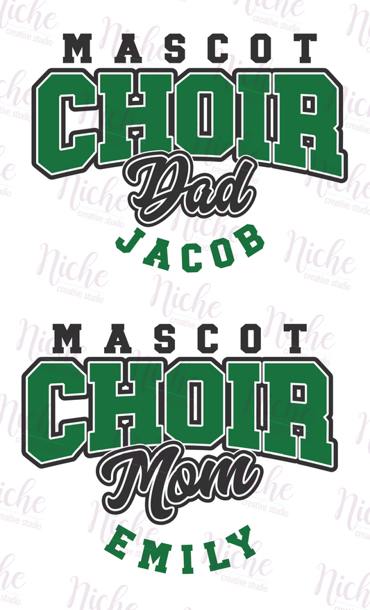 -CHO5141 Custom School Choir Spirit Decal