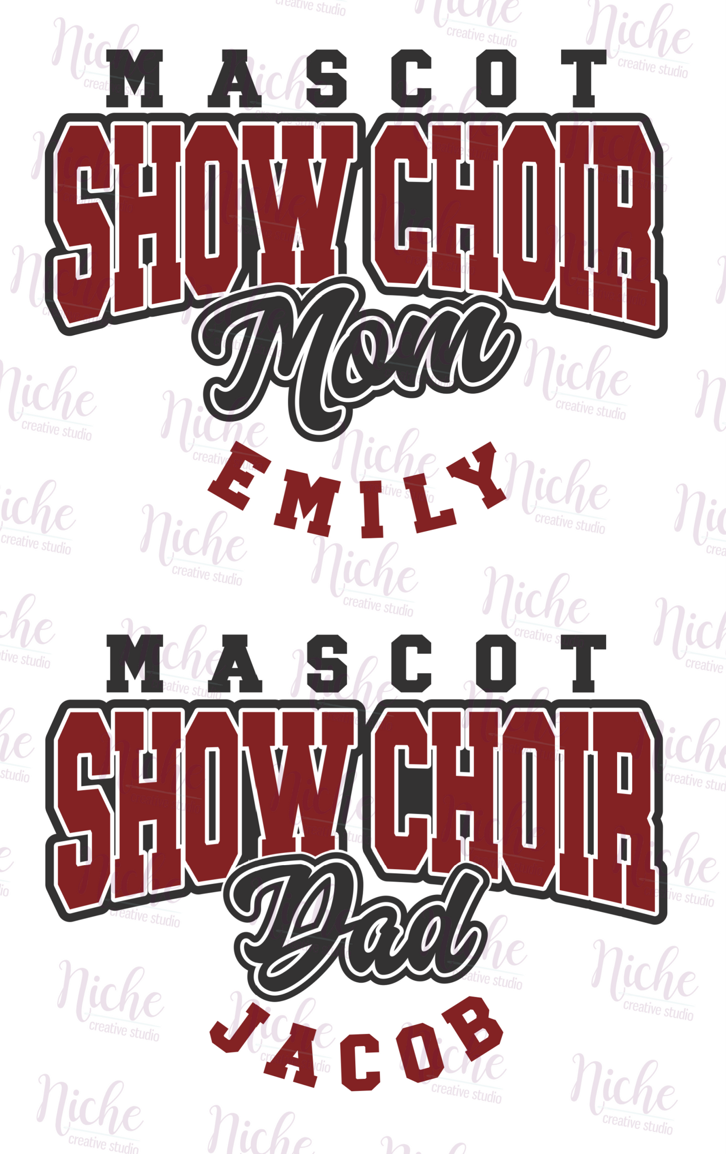 -CHO5151 Show Choir School Spirit Decal