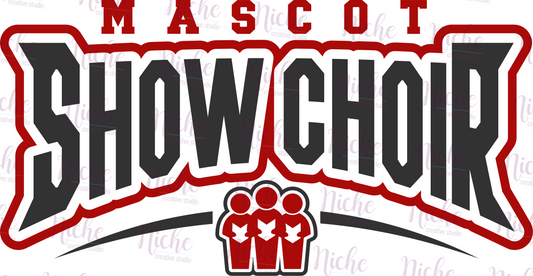 -CHO5153 Show Choir Mascot Decal