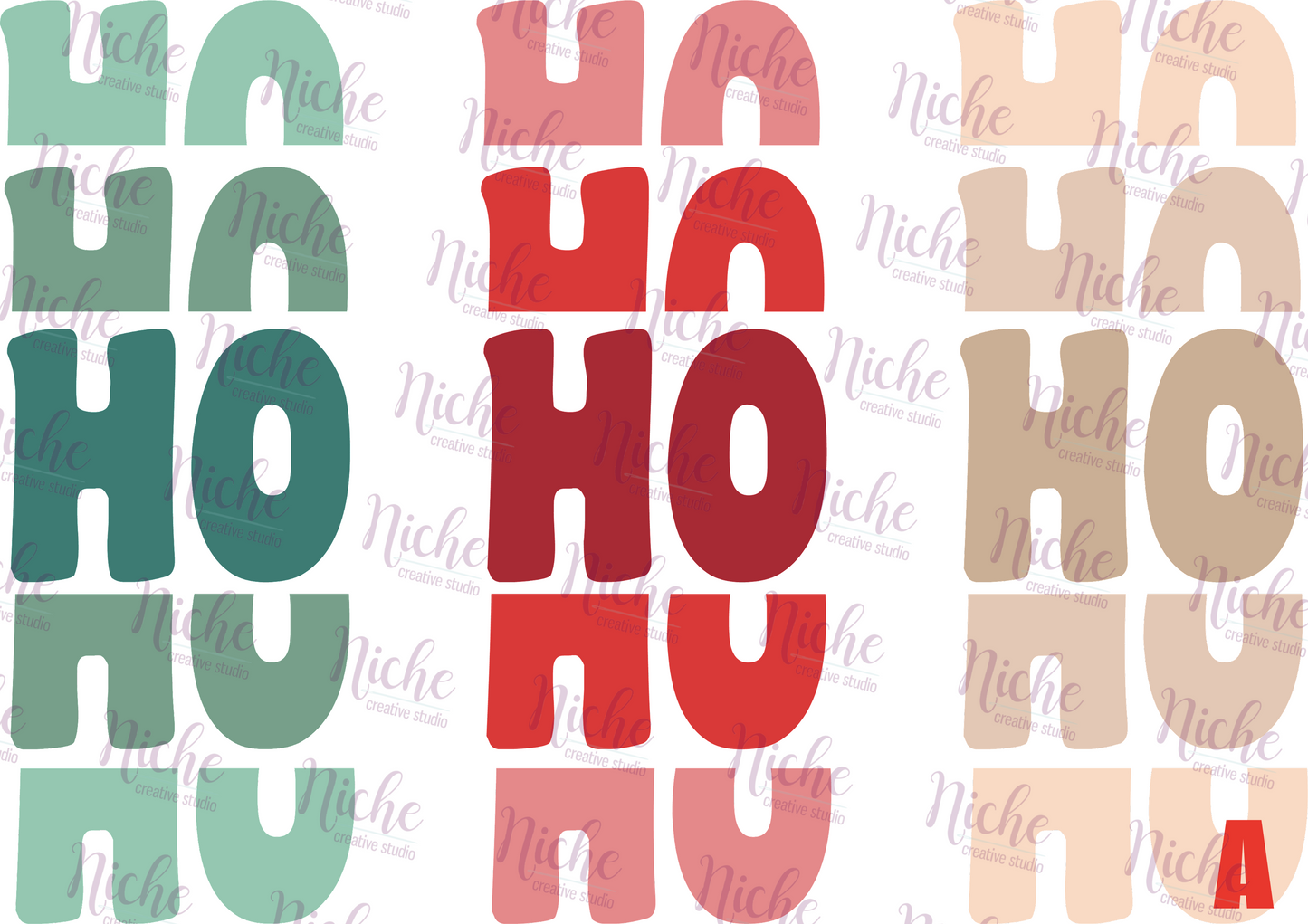 -CHR1133 Ho Ho Ho Decal