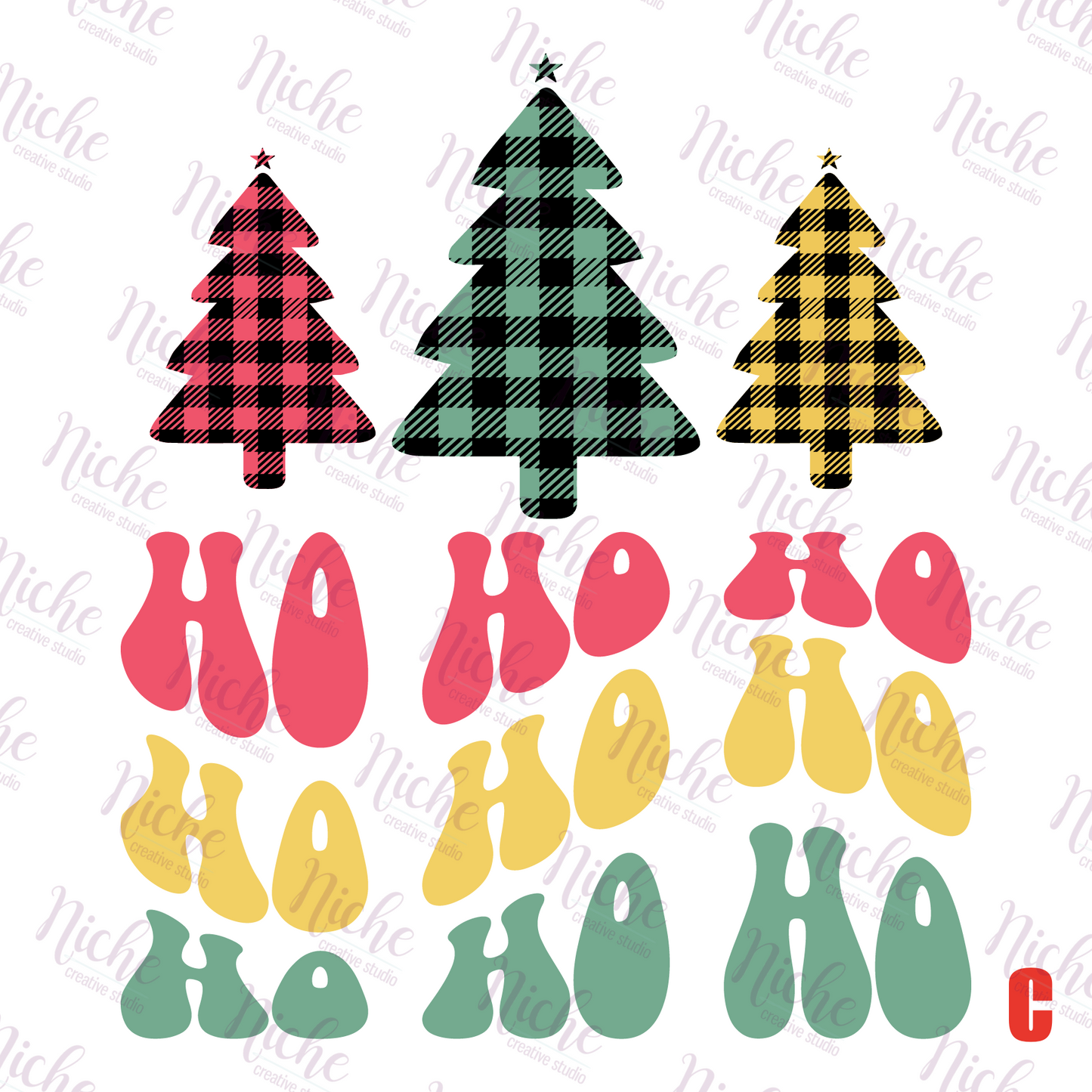 -CHR1133 Ho Ho Ho Decal