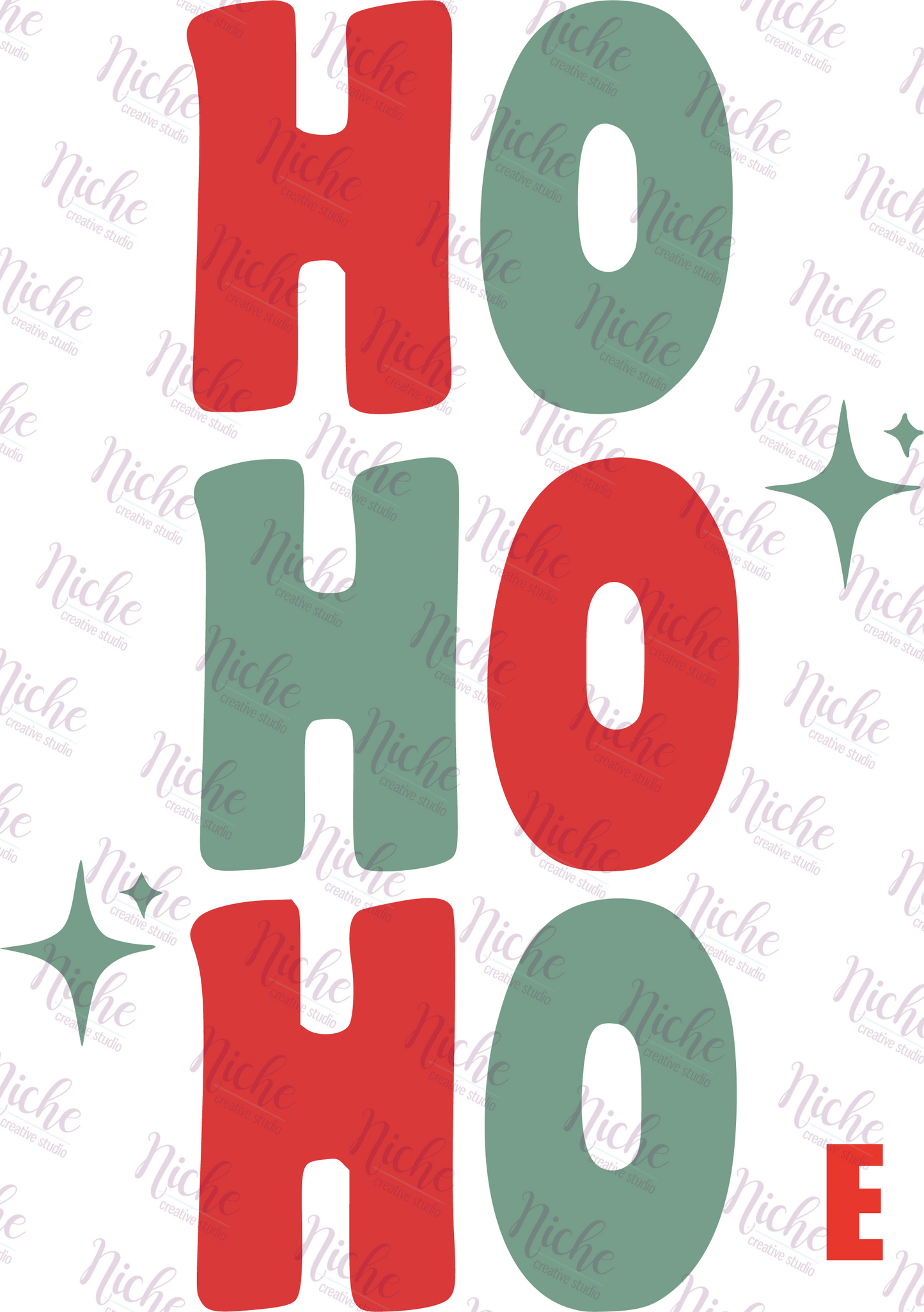 -CHR1133 Ho Ho Ho Decal