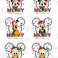 -CHR2593 Mouse Merry Christmas Decal