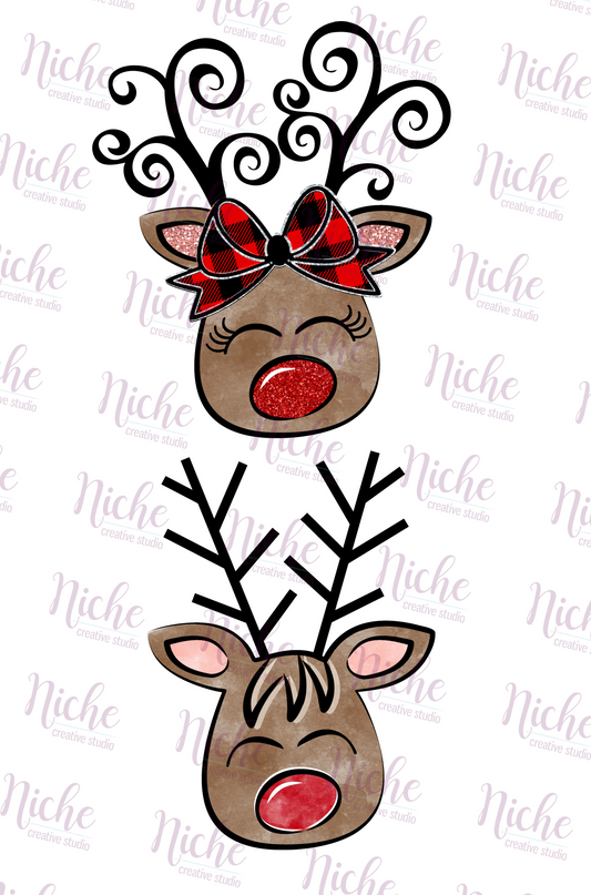 -CHR5436 Reindeer Decal