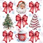 -CHR5470 Christmas Coquette Decal