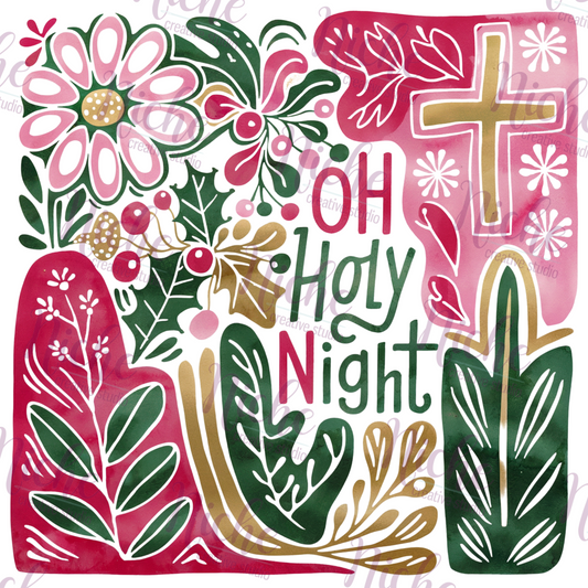 -CHR5484 Oh Holy Night Decal