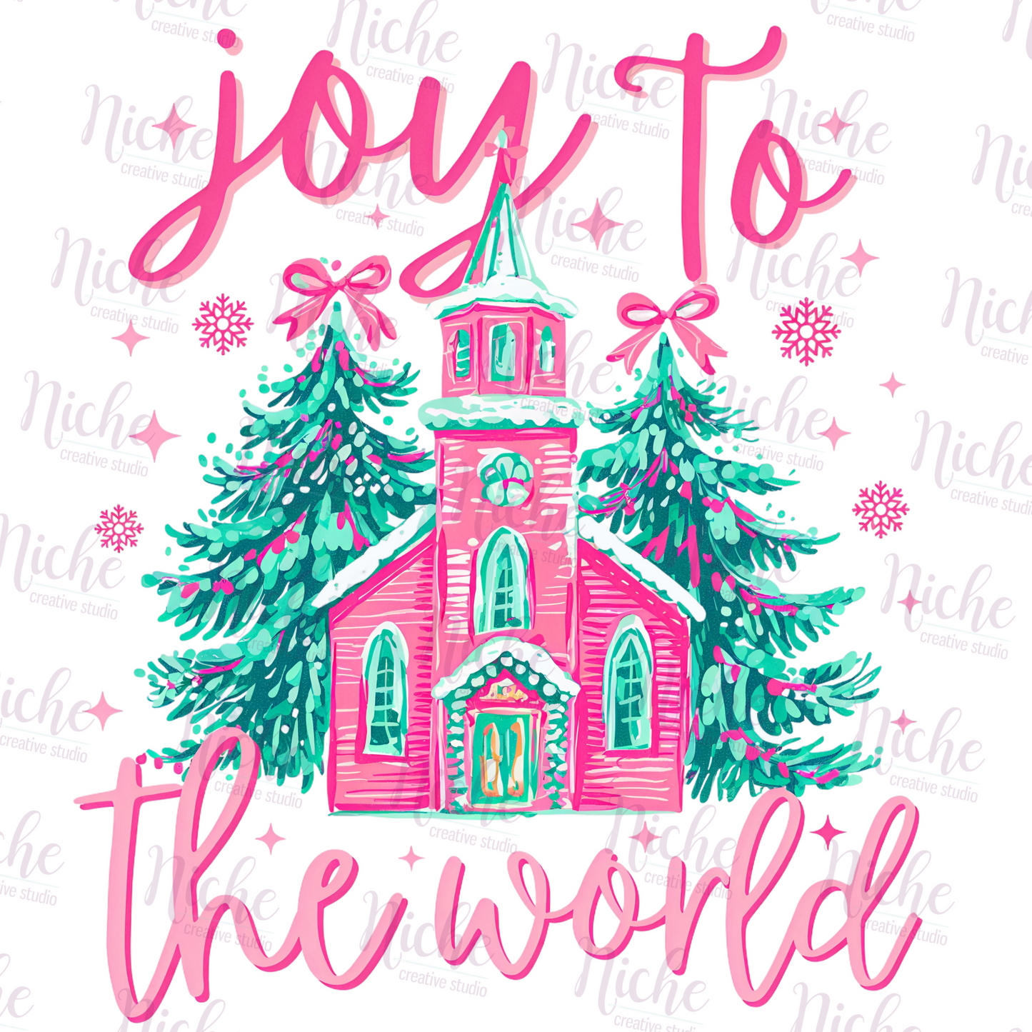 -CHR5493 Joy to the World Decal