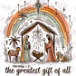 -CHR5494 The Greatest Gift of All Boho Decal