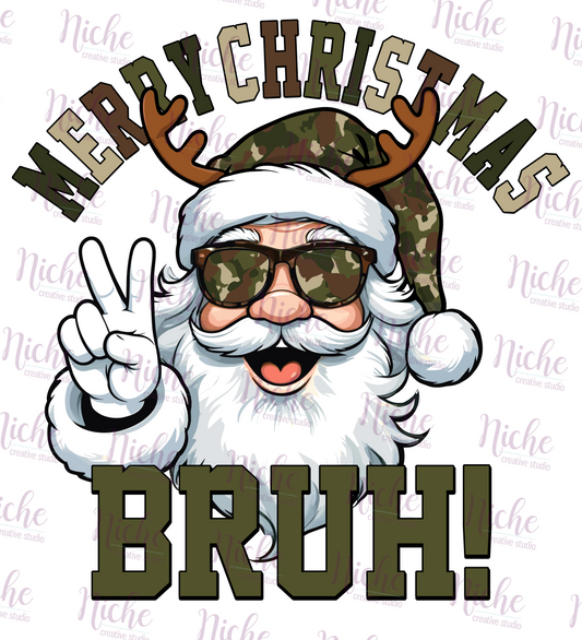 -CHR5601 Santa Bruh Camouflage Decal