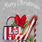 -CHR5612 Merry Christmas Candy Cane Decal