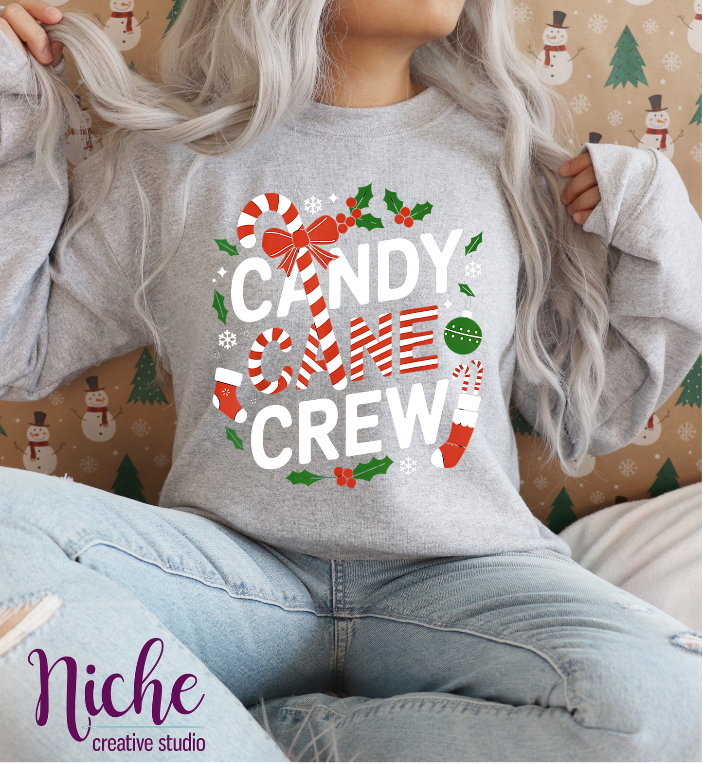 -CHR5614 Candy Cane Crew Decal