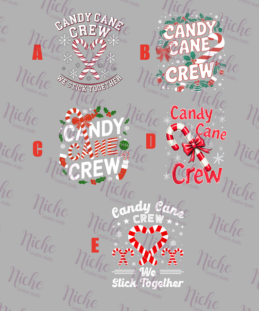 -CHR5614 Candy Cane Crew Decal