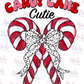 -CHR5615 Candy Cane Cutie Decal