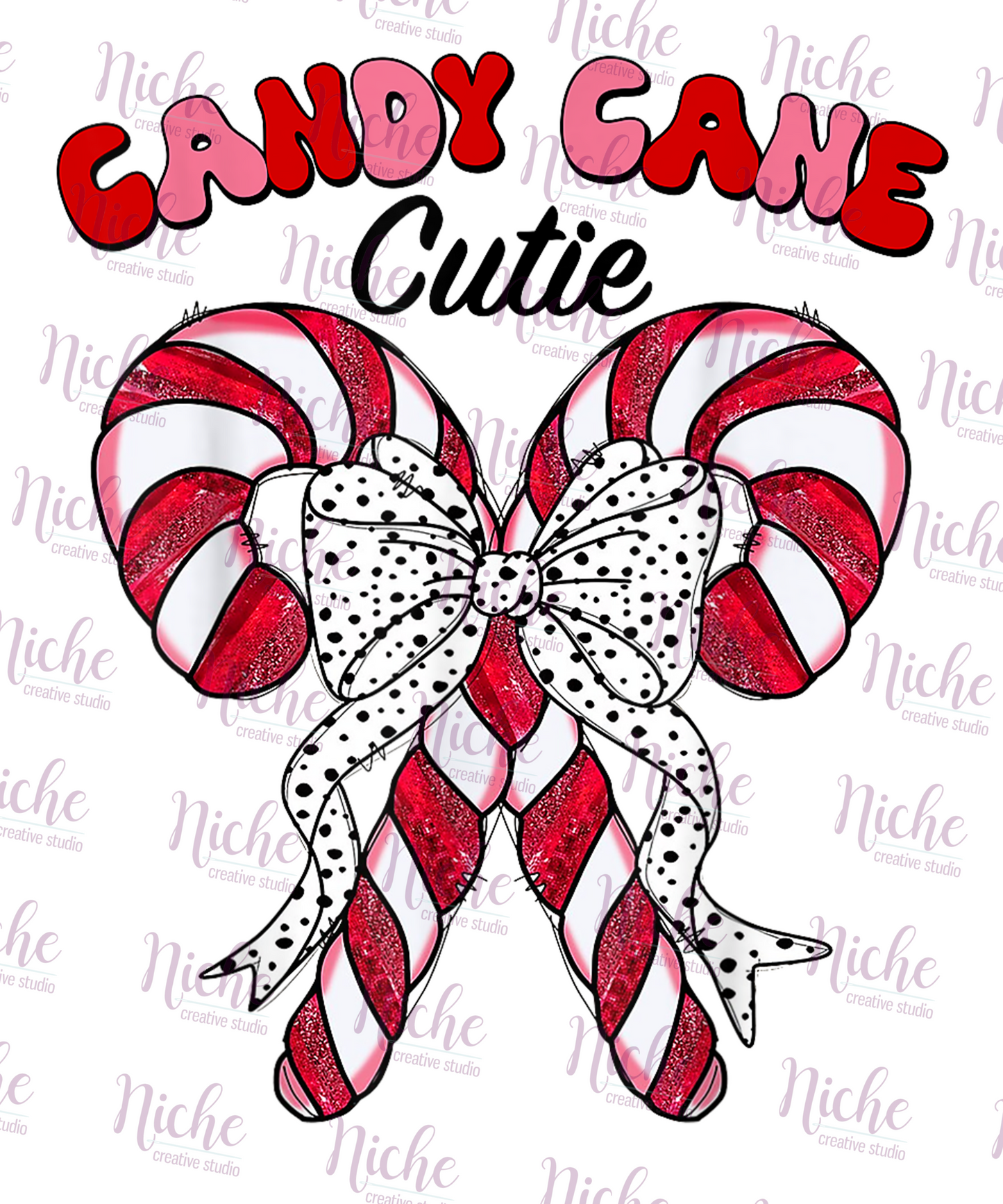 -CHR5615 Candy Cane Cutie Decal