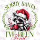 -CHR6006 Sorry Santa Decal