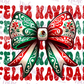 -CHR6012 Mexican Christmas Bow Decal