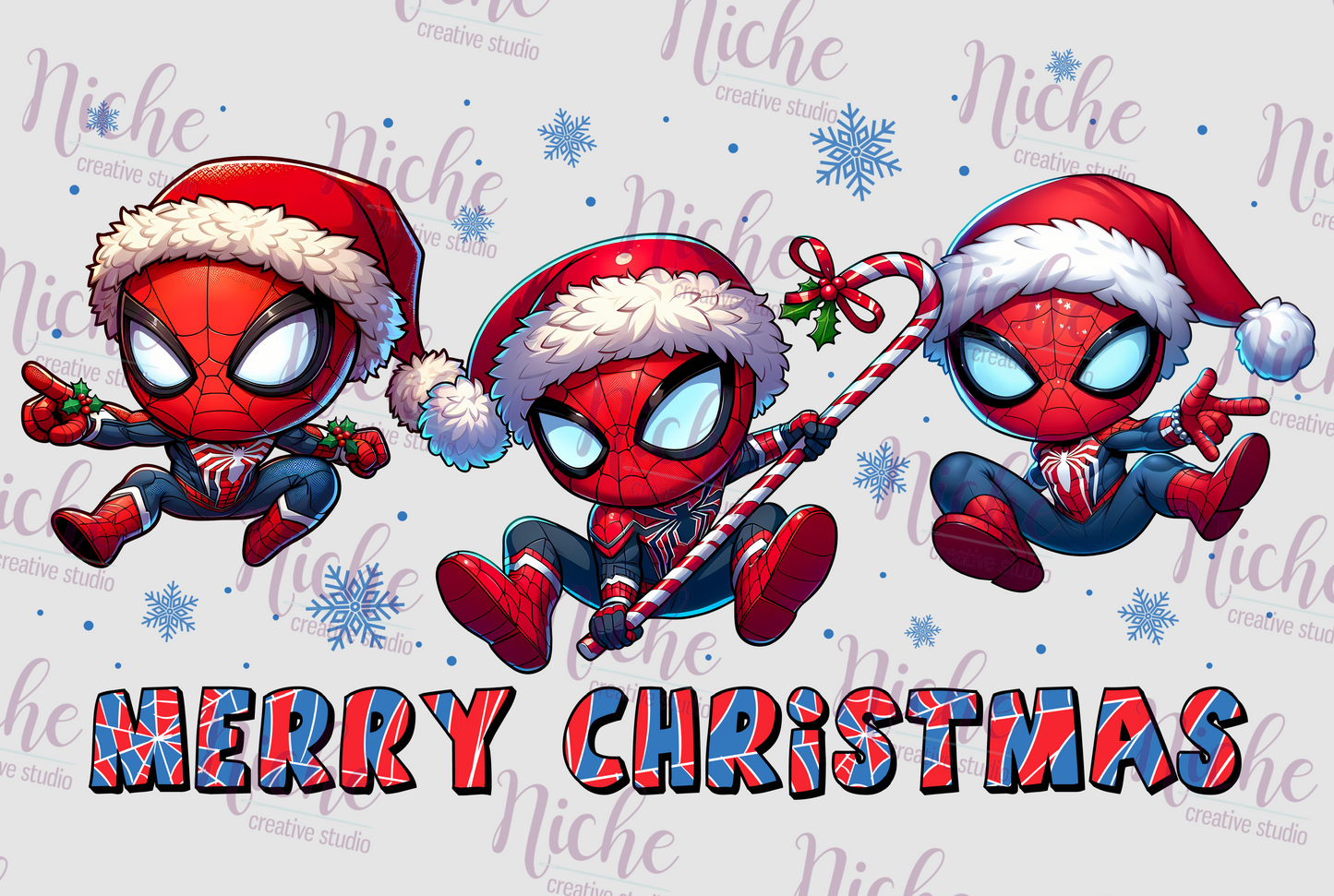 -CHR6018 Spidey Christmas Decal