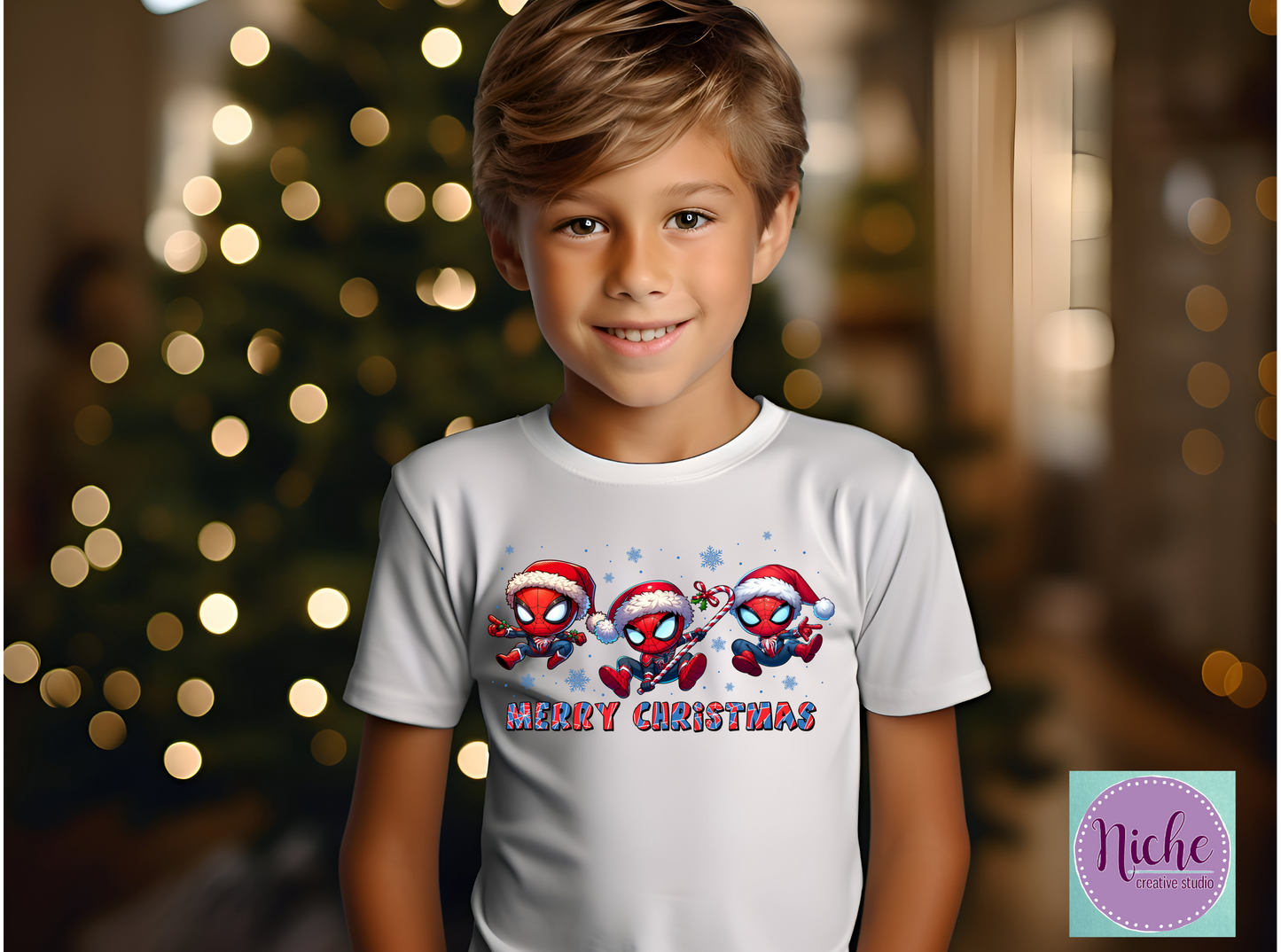 -CHR6018 Spidey Christmas Decal