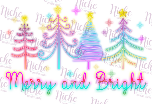 -CHR6019 Merry and Bright Decal