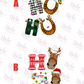 -CHR6027 Ho Ho Ho Horse Decal