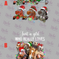 -CHR6029 Horse Lover Christmas Decal