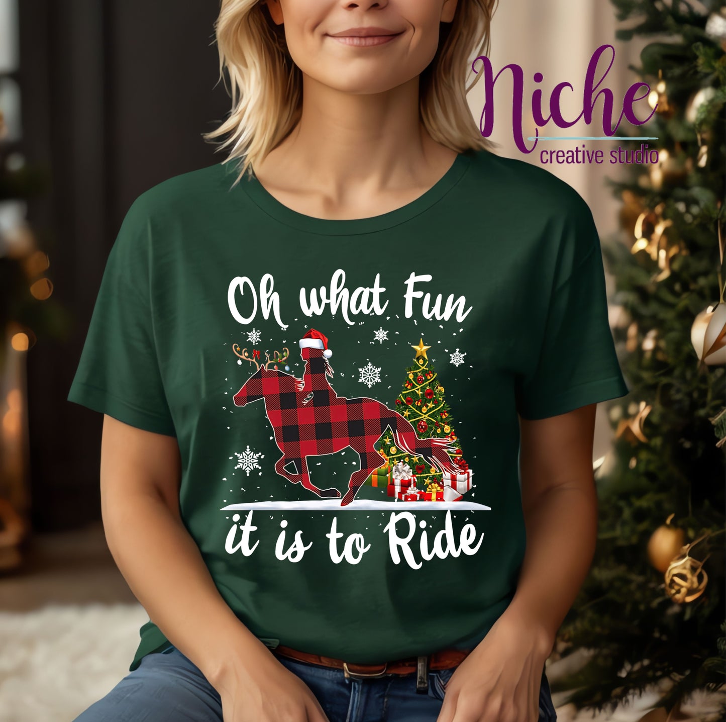 -CHR6031 Oh What Fun It Is To Ride Shirt Decal